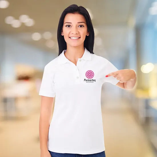 Women's Embroidered Polo T-Shirts Payperprint