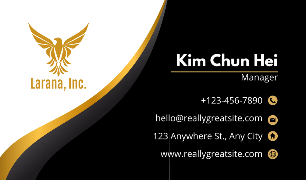 Black and Gray Modern Sport Bike Motorcycle Business Card