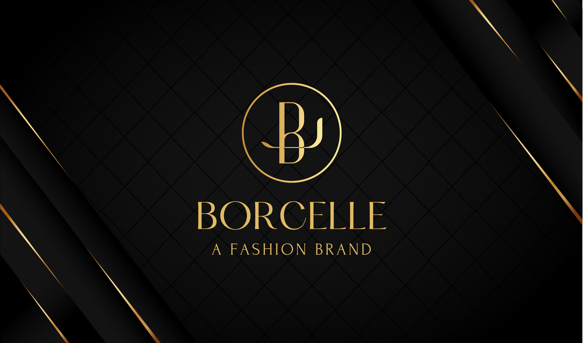 Black & Gold Modern Elegant Business Card