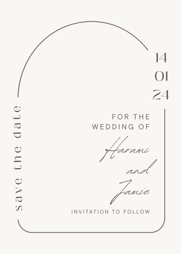 Personalised Wedding Invitation Card | Custom Photo Wedding Invite | Premium A4 Invitation Card for Nikah, Wedding & Reception