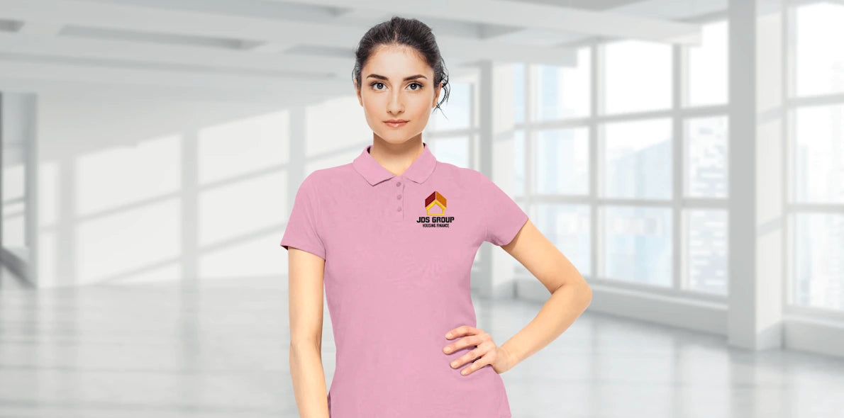 Women's Embroidered Polo T-Shirts Payperprint